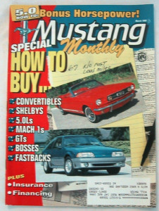 MUSTANG MONTHLY 1992 MAR - SAHARA, LIME, ORANGE, GOLD